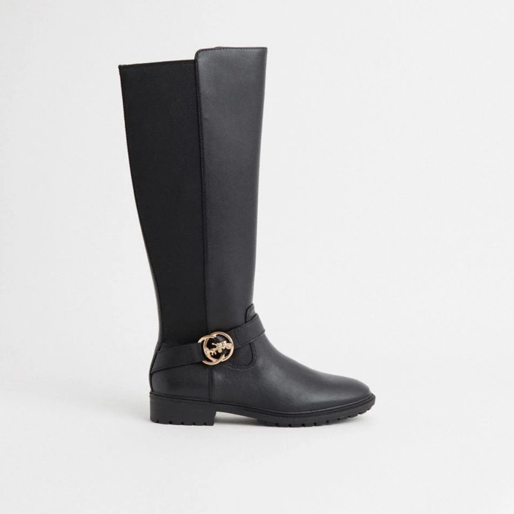 Coach Ricki Riding Boots for women in black